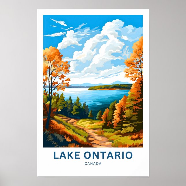 Poster Lac Ontario Canada Imprimer (Devant)