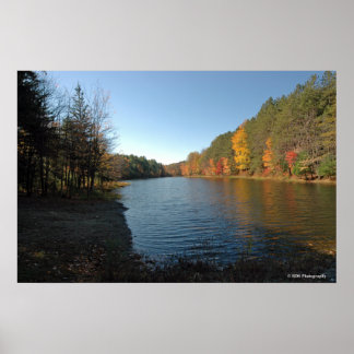Poster Lac Peaks dans le Poconos imprimer 018