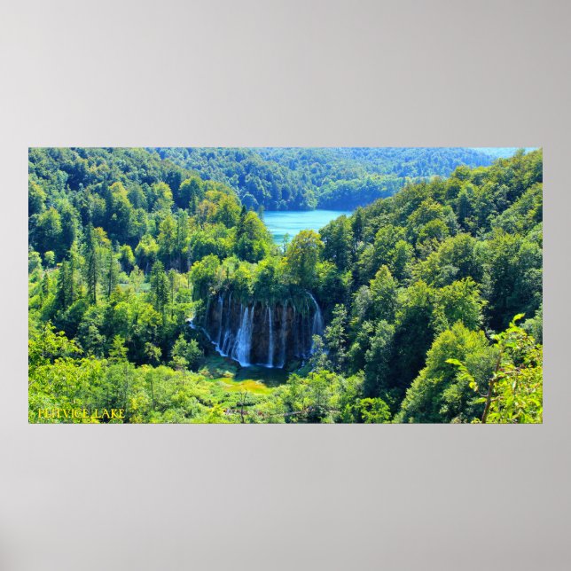 Poster Lac Plitvice (Devant)