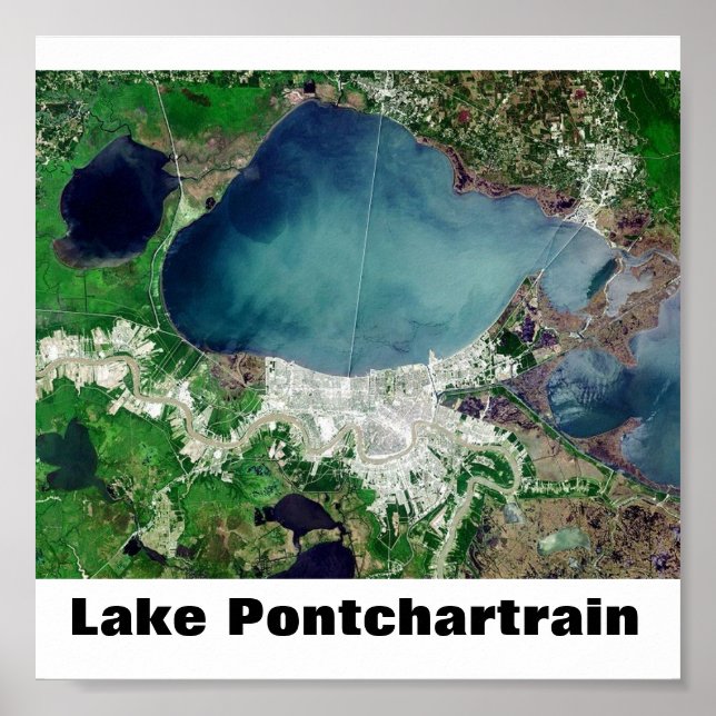 Poster Lac Pontchartrain (Devant)
