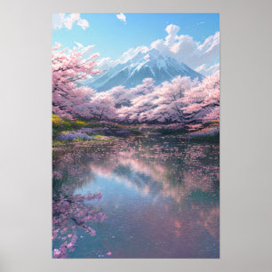 Poster Lac Sakura