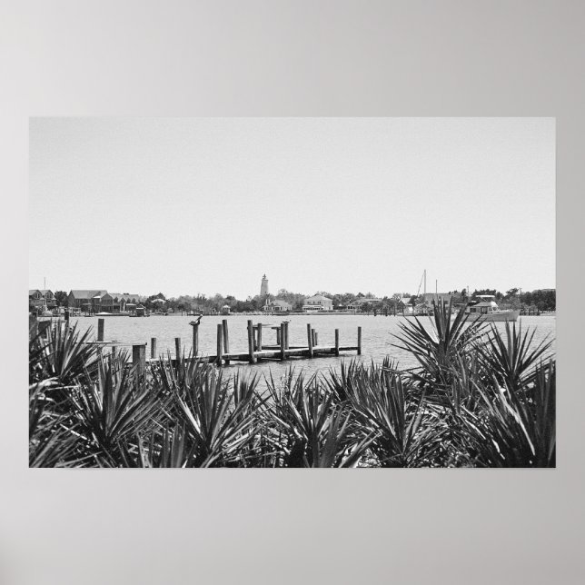 Poster Lac Silver : Ocracoke, NC (Devant)