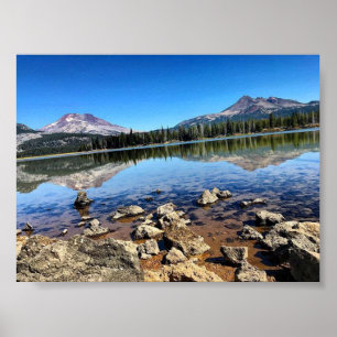 Poster Lac Sparks, Oregon