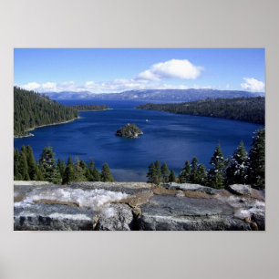 Poster Lac Tahoe Emerald Bay