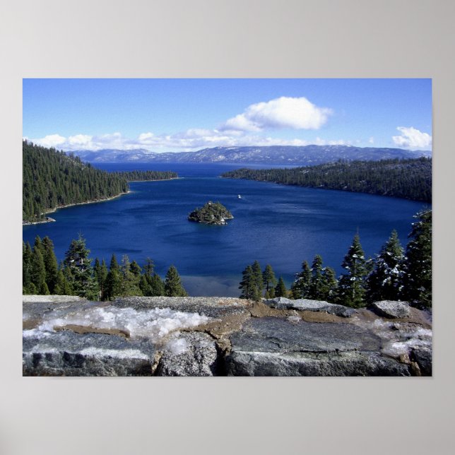 Poster Lac Tahoe Emerald Bay (Devant)