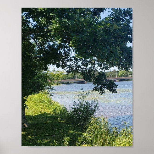 Poster Lac Tomahawk Wisconsin (Devant)