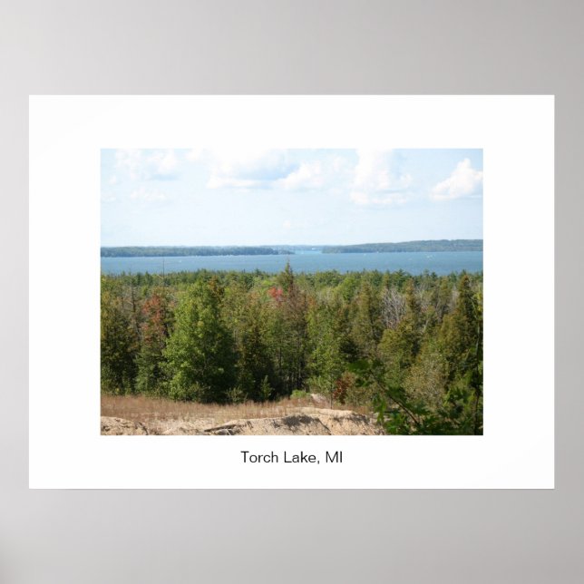 Poster Lac Torch, Michigan (Devant)