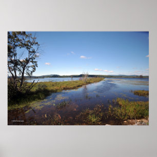 Poster Lac Tupper dans l'Adirondacks. copie 08 240