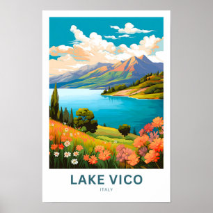 Poster Lac Vico Italie Imprimer Voyage