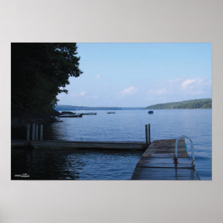 Poster Lac Wallenpaupack : Docks