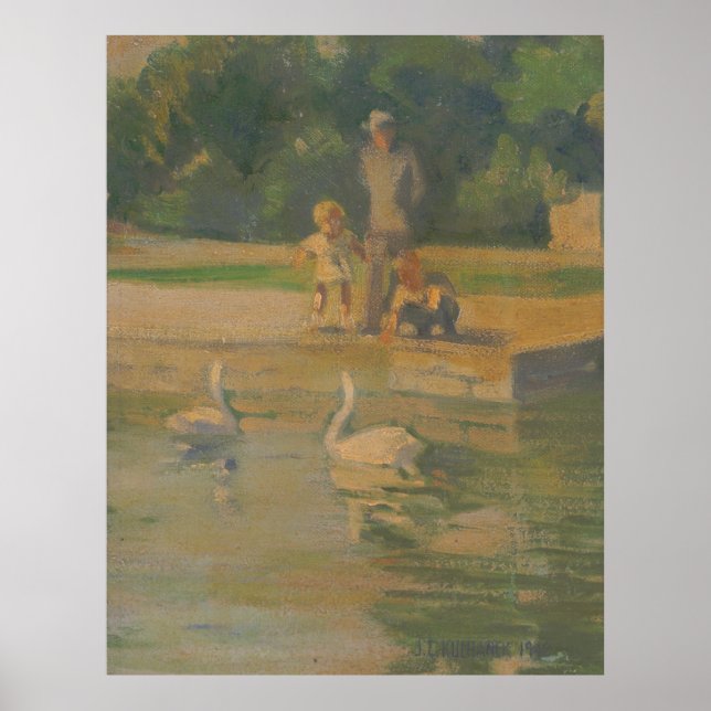 Poster Lac Waterfowl - Kulhanek Brookside Zoo (Devant)