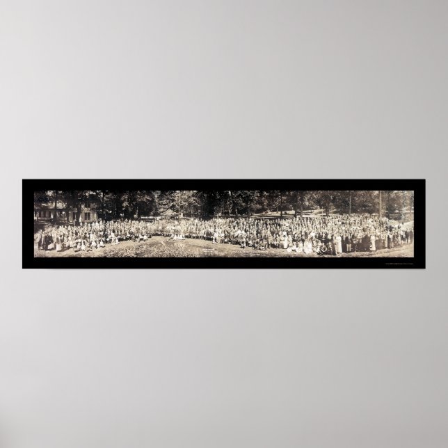 Poster Lac Winona IN Bible Photo 1915 (Devant)