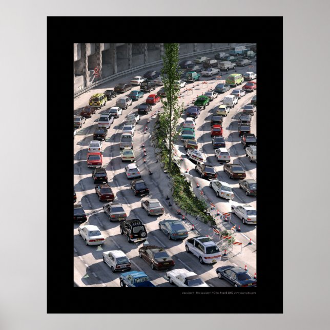 Poster L'accident - L'accident (Devant)