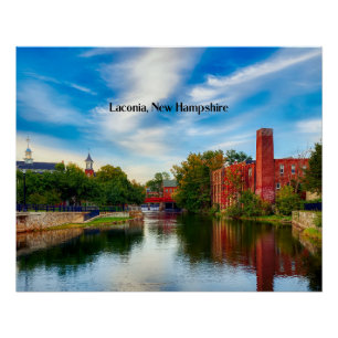 Poster Laconia, New Hampshire