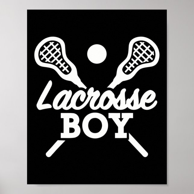 Poster Lacrosse Boy (Devant)