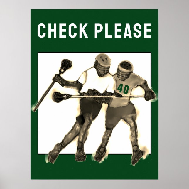 Poster Lacrosse Cool (Devant)