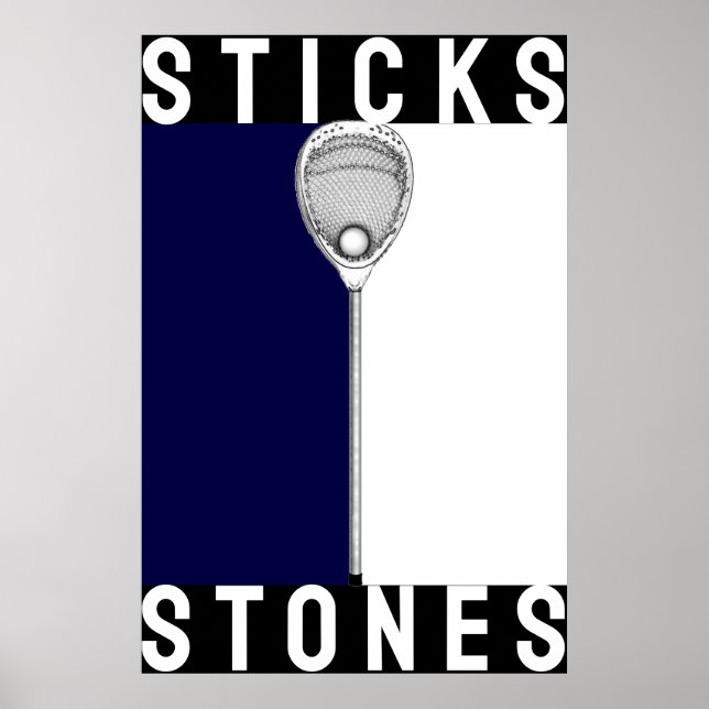 Poster Lacrosse Goalie (Devant)