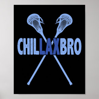 Poster Lacrosse Joueur Amour Amoureux Lax Bro Hommes Garç