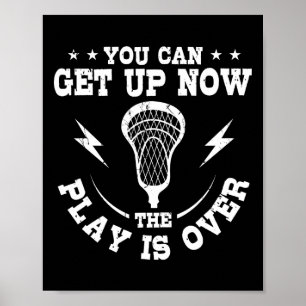 Poster Lacrosse Joueur Équipe Sport Lax Jeu de gardien de