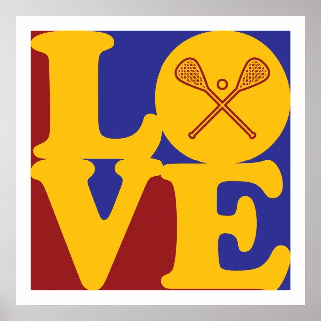 Poster Lacrosse Love (Devant)