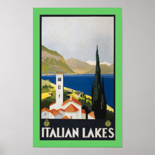 Poster Lacs italiens