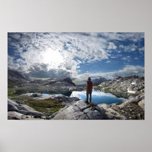 Poster Lacs Nydiver - Ansel Adams Wilderness - Sierra