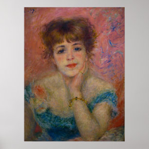 Poster L'actrice Jeanne Samary par Pierre-Auguste Renoir