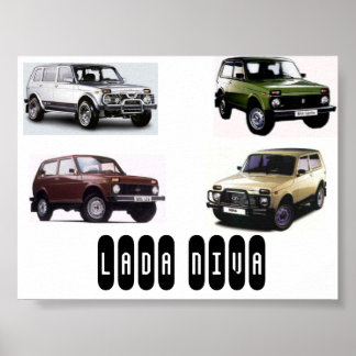 Poster lada niva 2