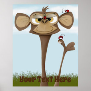 Poster L'adorable singe et ses amis de Ladybug