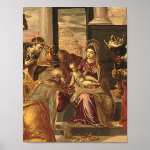 Poster l'adoration des mages par le greco