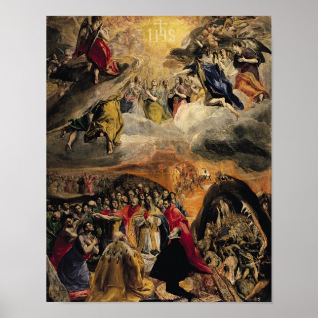 Poster L'Adoration du Nom de Jésus, c.1578 (Devant)