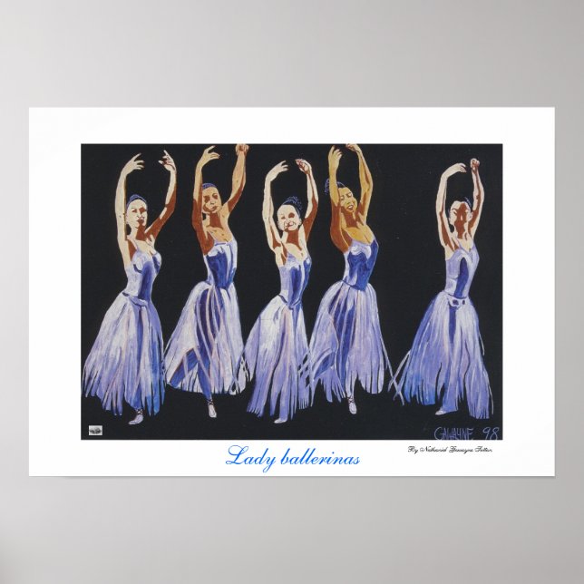 Poster Lady ballerinas (Devant)