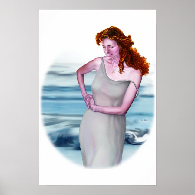 Poster Lady Blue (Devant)