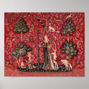 Poster Lady et Unicorn Moyen Tapestry Touch