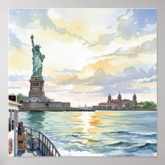 Poster Lady Liberty