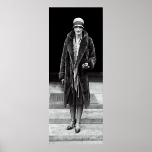 Poster "LADY LINDY" AMELIA EARHART en 1928