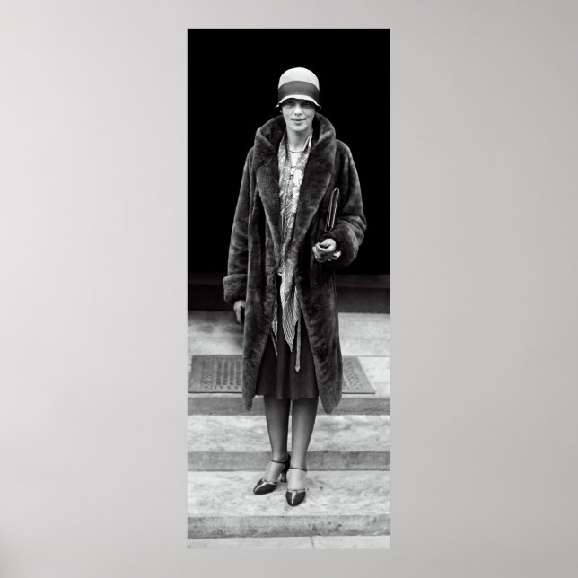 Poster "LADY LINDY" AMELIA EARHART en 1928 (Devant)