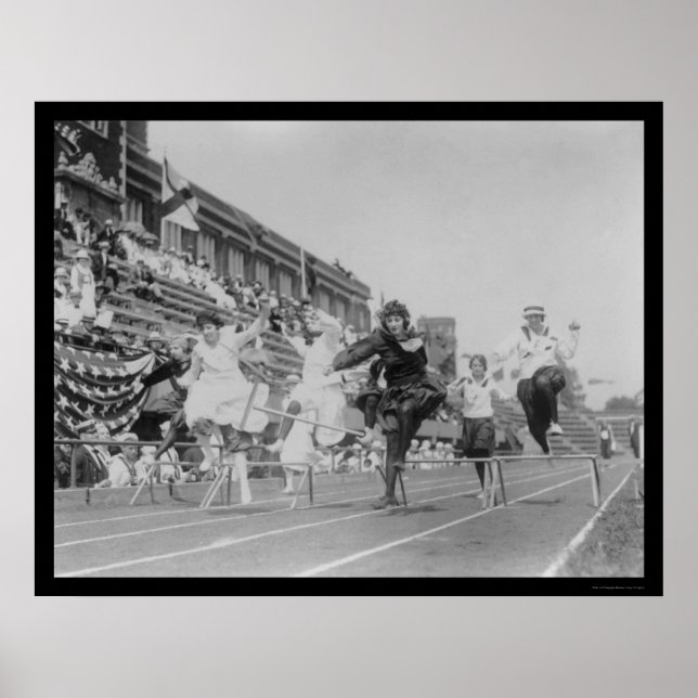 Poster Lady Low Hurdle Race à Washington, DC 1922 (Devant)