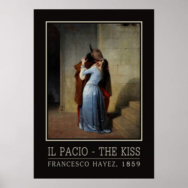 Poster L'affiche artistique Kiss / Il Bacio (Devant)
