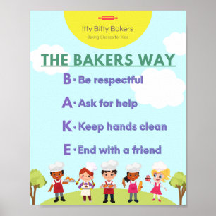 Poster L'affiche Baker's Way