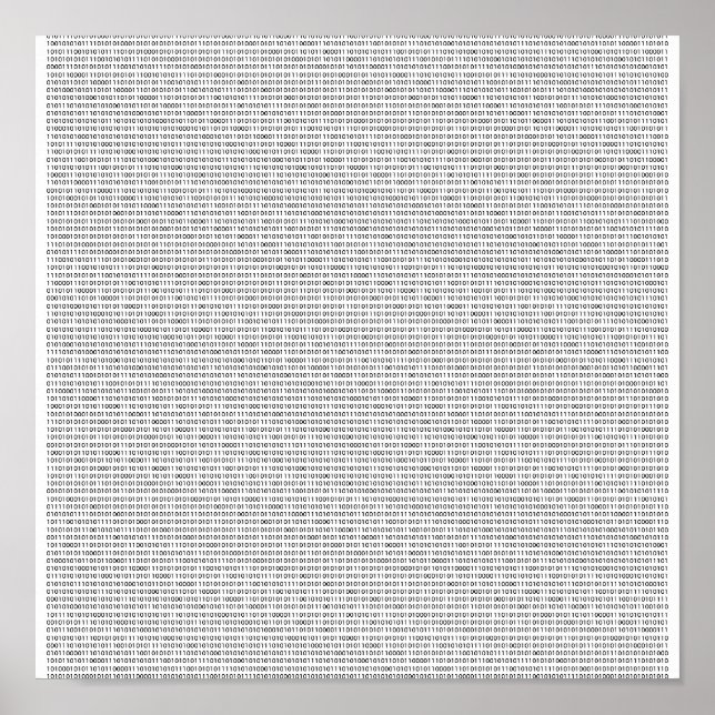 Poster L'affiche binaire ! (Devant)