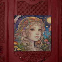 L'affiche brillante de la reine de la Féerie