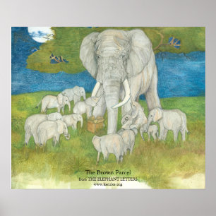 Poster L'affiche Brown des colis