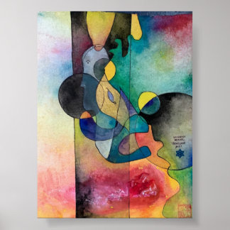 Poster L'affiche d'art de Healer blessé