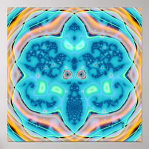 Poster L'affiche d'art Flukish One (12 po x 12 po)