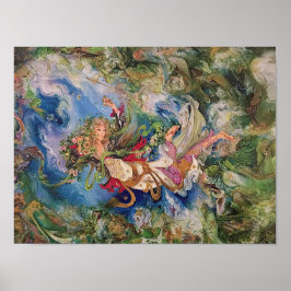 Poster L'affiche d'art persan de printemps à venir