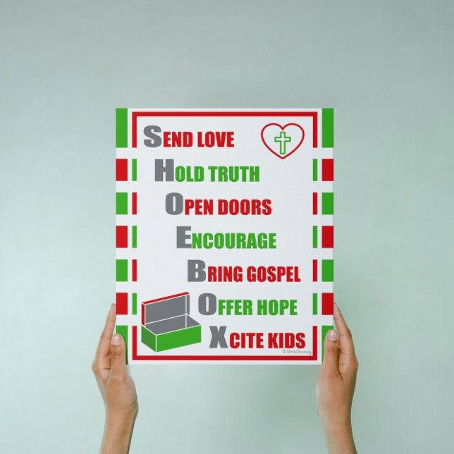 Poster L'affiche de boîte à chaussures de MadeCreatively (Créateur téléchargé)