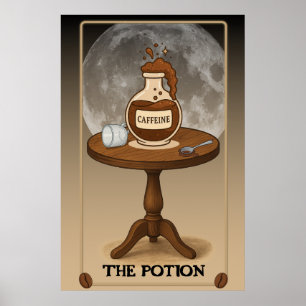 Poster L'affiche de carte de tarot de la Potion