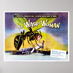 Poster L'affiche de femme de guêpe