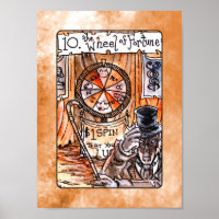 L'affiche de la carte Tarot de Fortune
